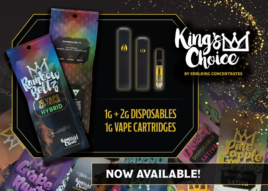 King's Choice 1g & 2g Disposables by ErrlKing, Michigan
