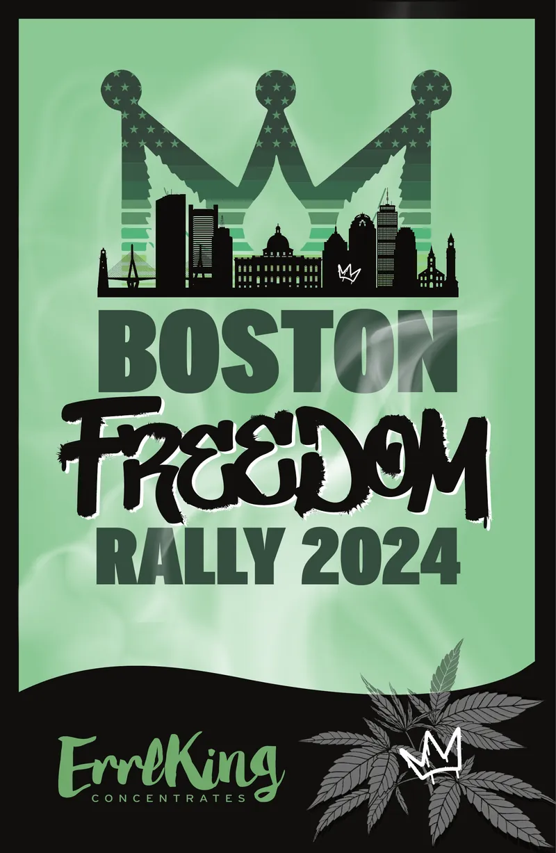ErrlKing poster: Boston Freedom Rally 2024