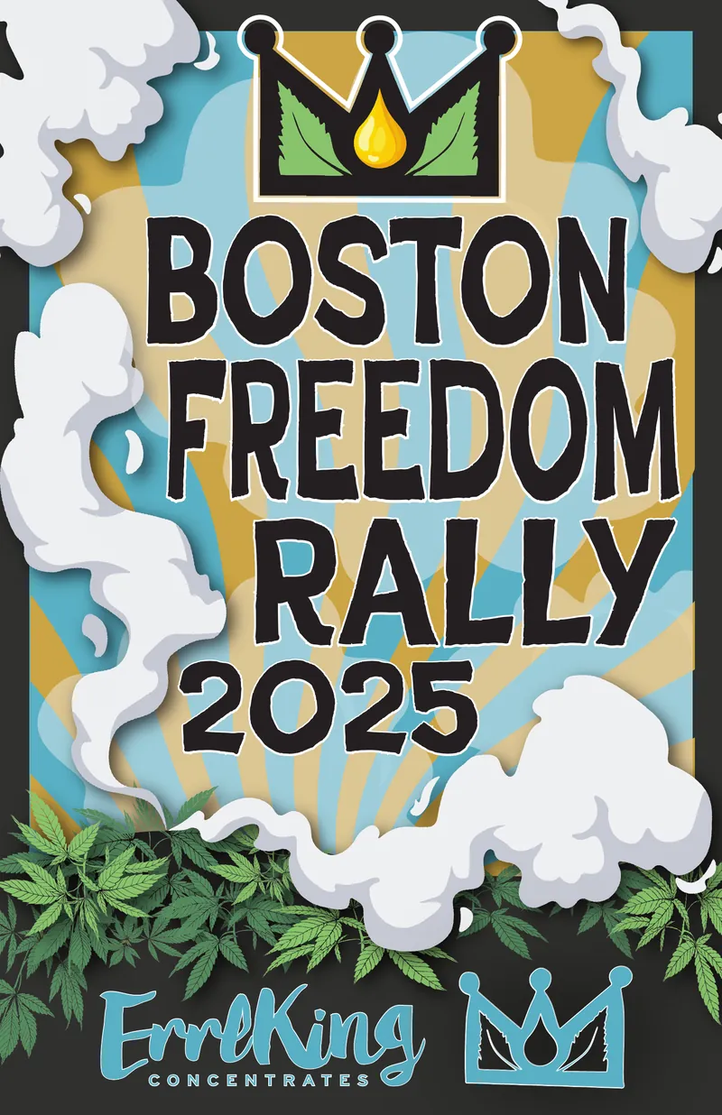 ErrlKing poster: Boston Freedom Rally 2025