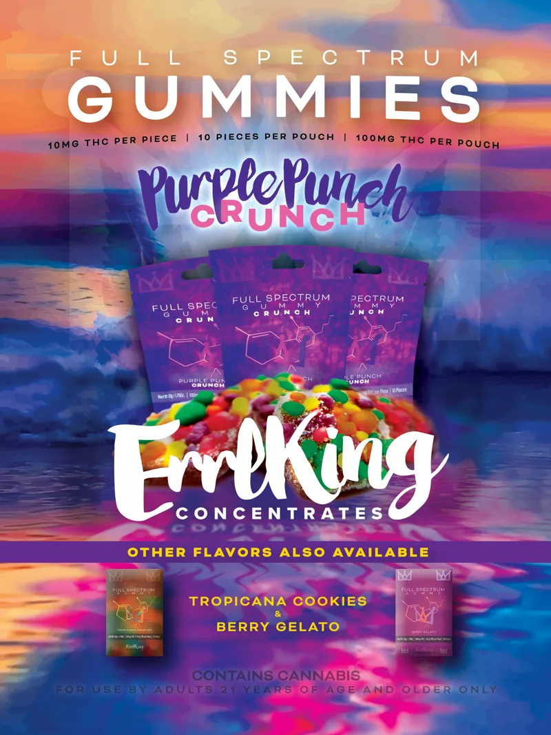 ErrlKing poster: Full Spectrum Gummies: Purple Punch Crunch