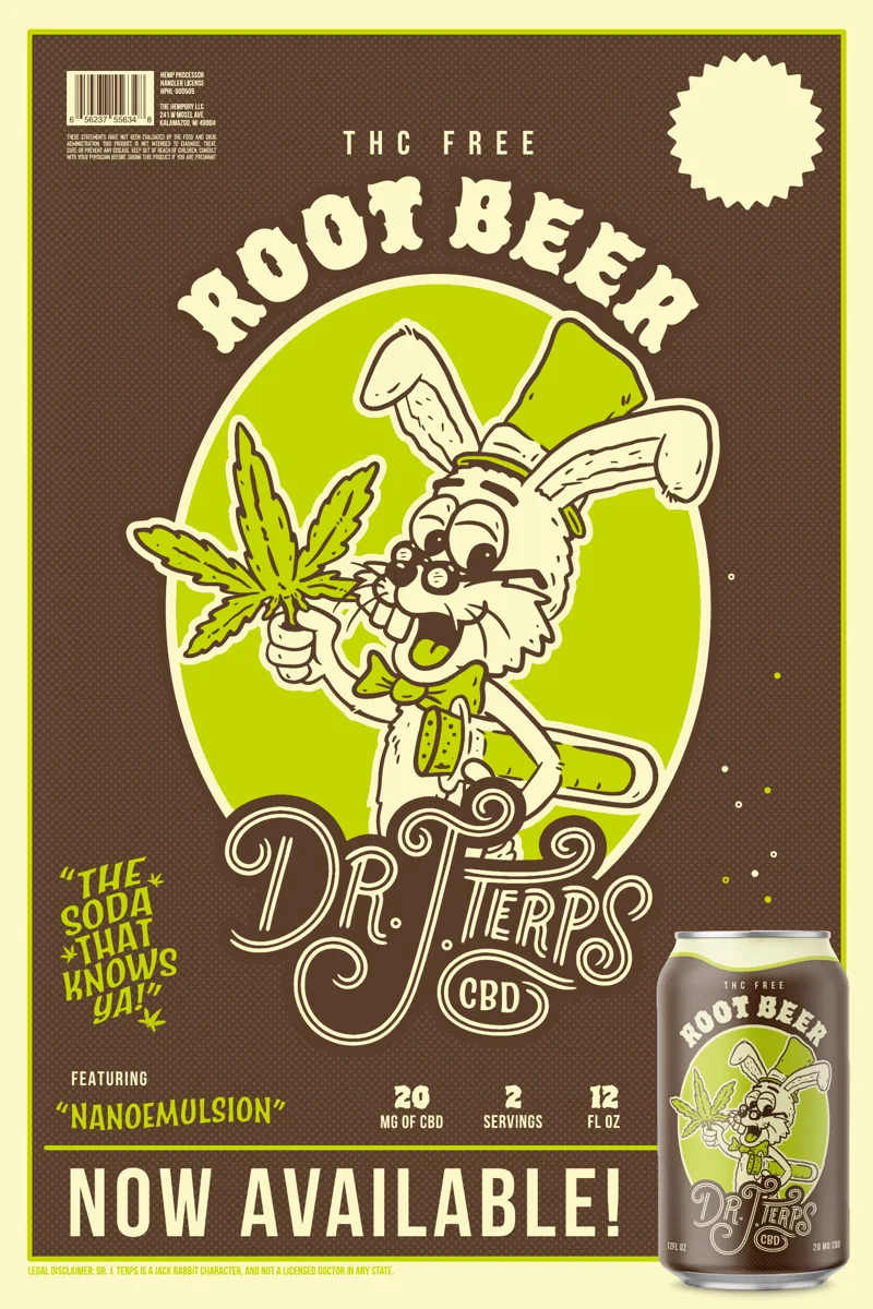 The Hempory poster: Dr. J Terps Root Beer